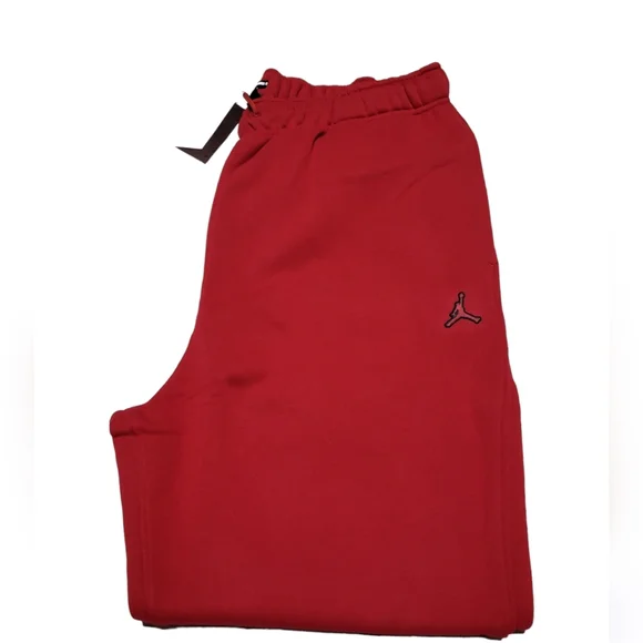 Jordan Essental fleece pants size XXL   Color red. BNWT - Picture 2 of 5